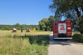 Dramat pod Wyszkowem! Zapłon benzyny w garażu, dwóch mężczyzn z ciężkimi oparzeniami