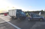 Tragiczny wypadek na S17. 92-latek zatrzymał się na środku drogi i wyszedł z auta