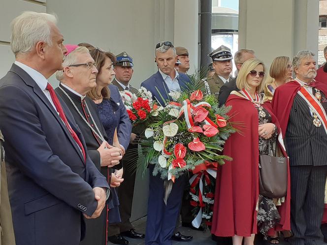 Odsłonięcie tablicy upamiętniającej 100-lecie Cudu nad Wisłą