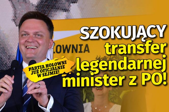 SZOKUJĄCY transfer legendarnej minister z PO!