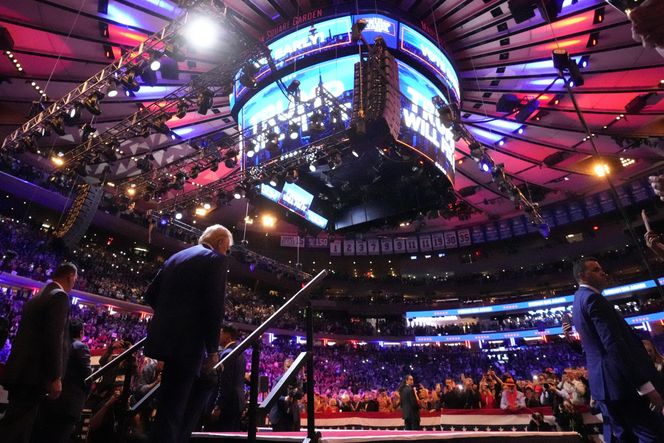 Wiec Trumpa na Madison Square Garden