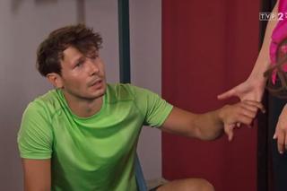 Barwy szczęścia, odcinek 1980. Celina (Orina Krajewska), Franek (Mateusz Banasiuk)