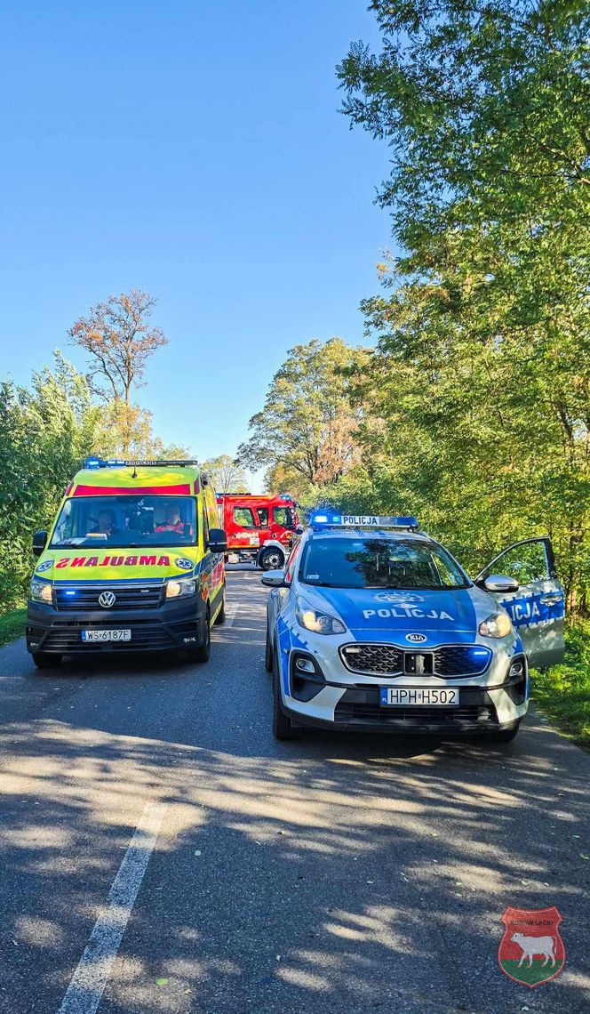 Wypadek na trasie Węgrów - Kosów Lacki