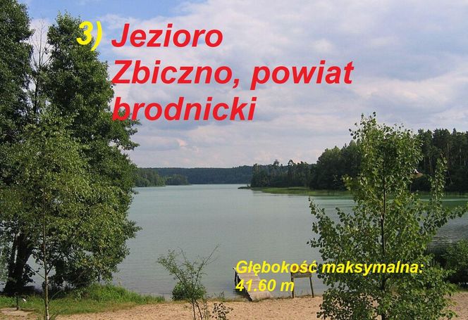 Ranking najgłębszych jezior kujawsko-pomorskiego