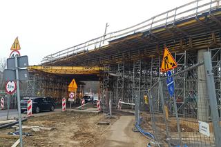 Estakada Olsztyn - postęp prac