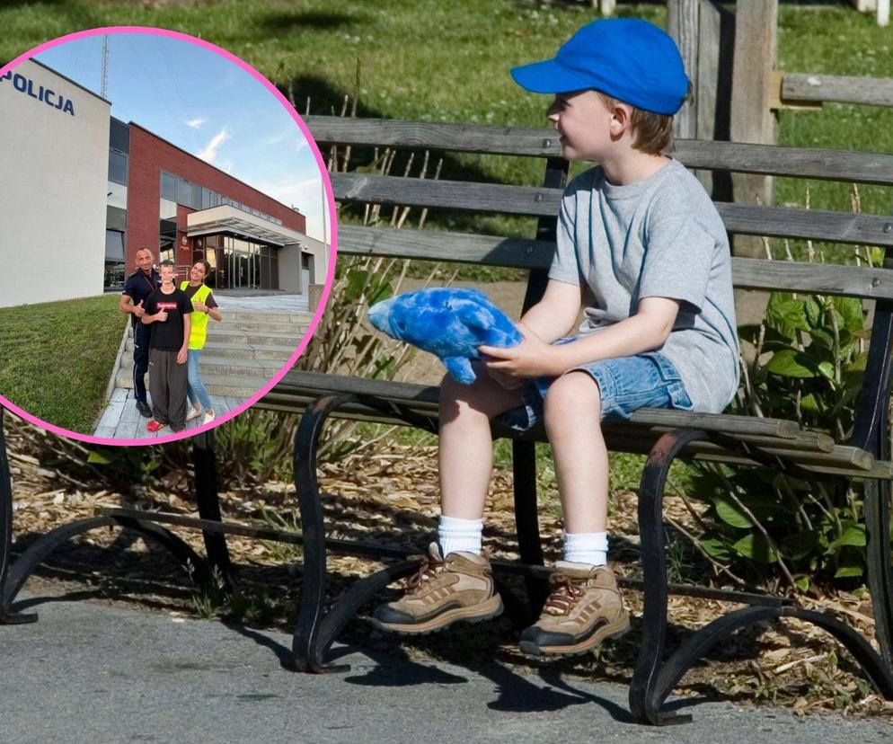 Chłopiec został sam na parkingu. Mama i brat byli już 150 km dalej