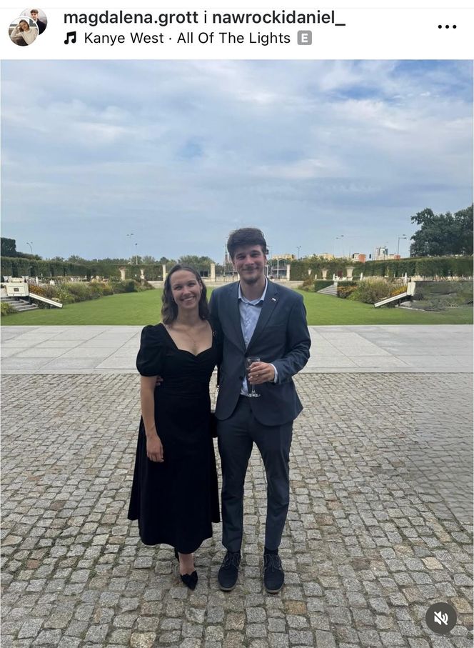 Daniel Nawrocki i jego dziewczyna, Magdalena Grott 