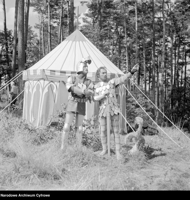 Kręcenie filmu "Krzyżacy" (reż. Aleksander Ford) - 1959