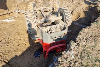 Tragedia na budowie w Małopolsce. Kierowca został przygnieciony