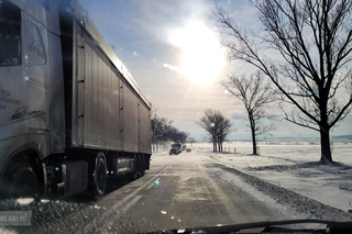 Ciężarówki blokują główne trasy na Dolnym Śląsku. Potężne korki na krajówkach