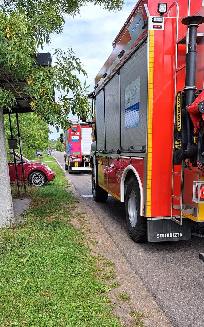 Auto 39-latki huknęło w drzewo i zmieniło się w kupę pogiętego złomu. Tragiczny wypadek w Zygmuntowie