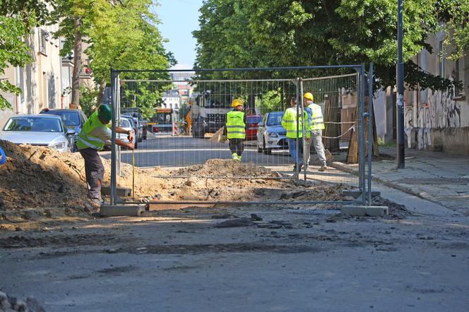 Na ul. Lipowej w Łodzi powstaje kolejny woonerf