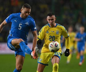 Transparenty na meczu Ukraina - Islandia