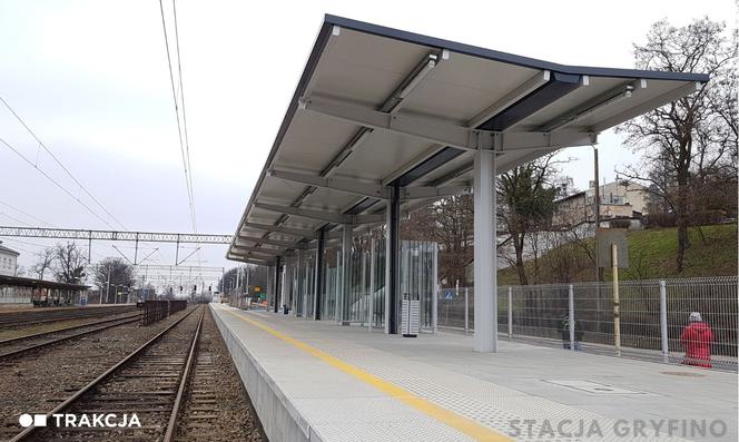 Przebudowane perony na stacjach w Daleszewie i Gryfinie