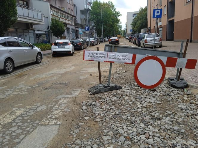 Remont ulic Błonie i Czerwonego Krzyża w Siedlcach