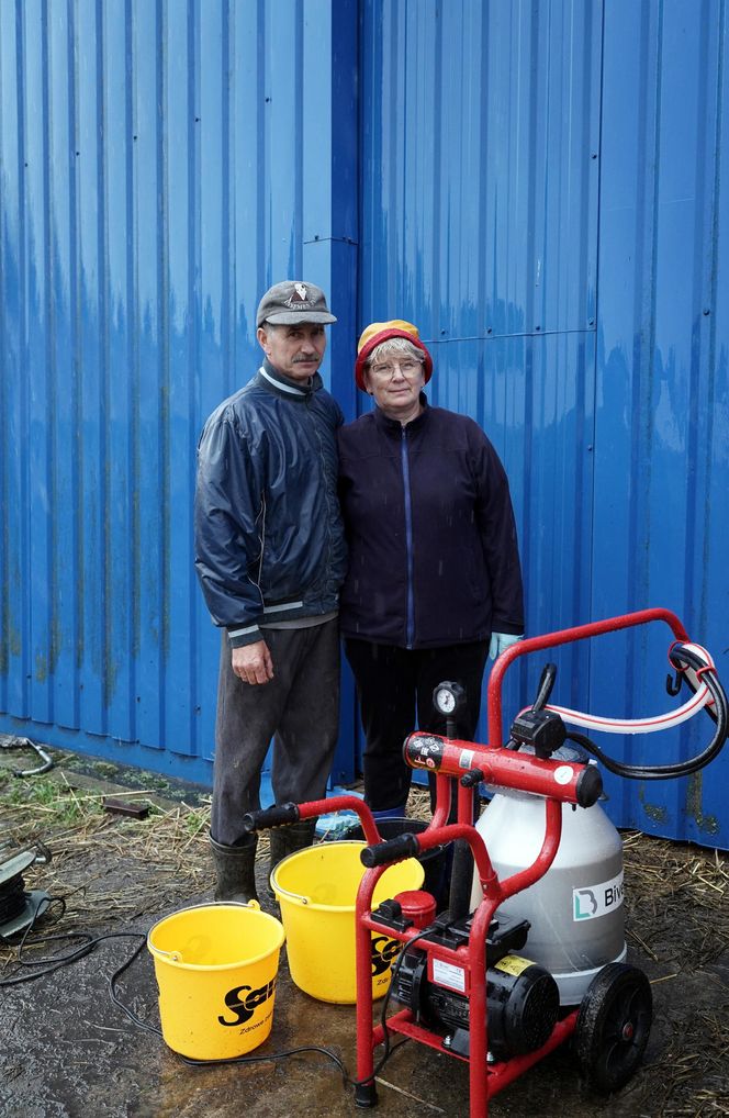 Pożar stodoły i solidarna pomoc rolników