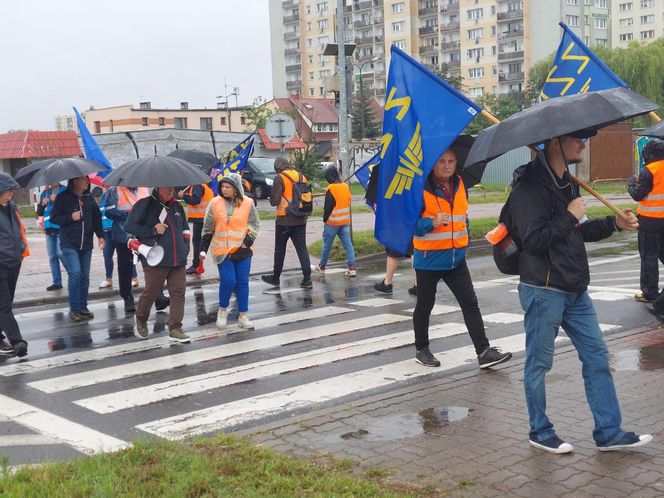 Strajk kolejarzy Bydgoszcz 28.07.25