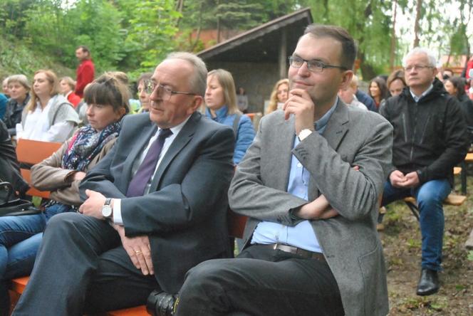 Wicemarszałek Wojciech Jankowski i Błażej Cisowski 