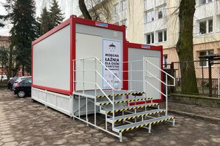 Tak wygląda druga mobilna łaźna dla bezdomnych w Łodzi 
