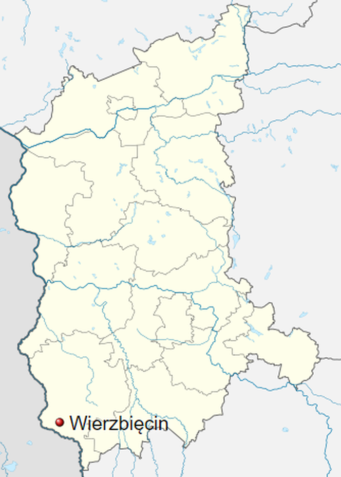 10. Wieś Wierzbięcin, gmina Trzebiel, powiat żarski, liczba mieszkańców: 17