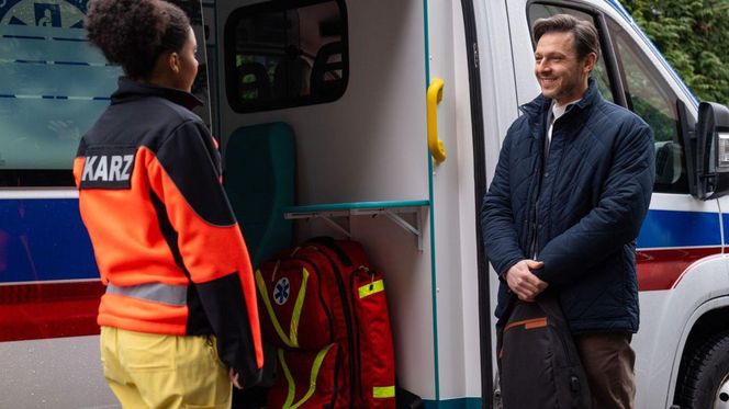 Na dobre i na złe odc. 958. Maria Malewicz (Sylwia Achu), Jakub Dobry (Mateusz Kmiecik)