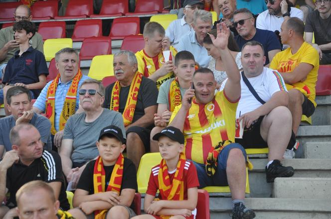 Korona Kielce - Cracovia. Zdjęcia kibiców podczas meczu. 10 sierpnia 2024