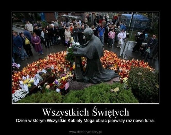 Najlepsze memy na Wszystkich Świętych. Uśmiejesz się do łez 