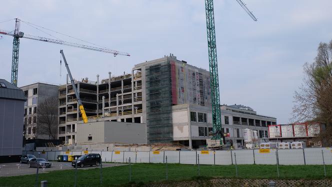 Postępy prac na placu budowy SPSK1 w Lublinie