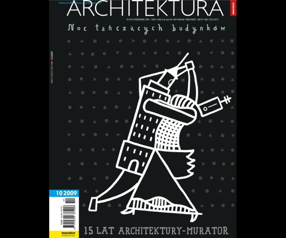 Okładka Miesięcznik Architektura 10/2009