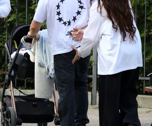 Marcin Hakiel z Dominiką i synkiem Romeo w Sopocie