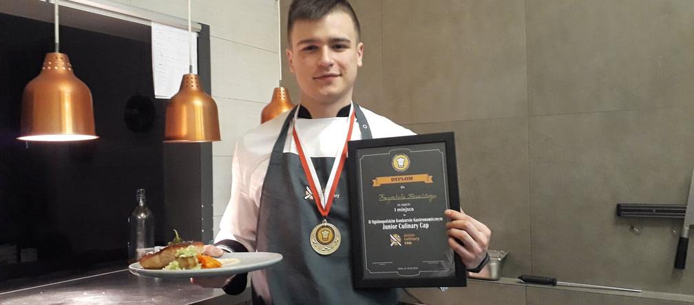 Młody kucharz z Podkarpacia zwycięzcą Junior Culinary Cap!