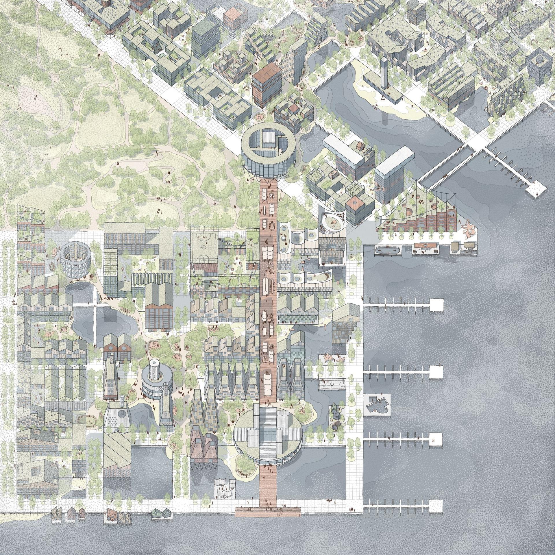 Wizualizacja architektoniczna tworzona odręcznie