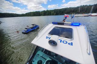 Pływał skuterem wodnym. Został namierzony przez policyjnych „wodniaków”