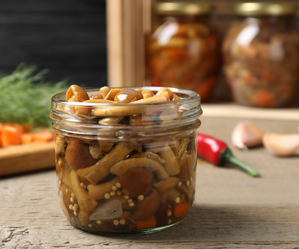 Opieńki - przepis na opieńki marynowane w occie