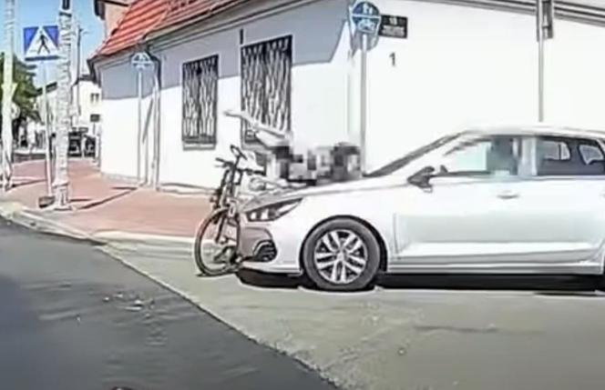 Zderzenie samochodu i rowerzystki w Rudzie Śląskiej