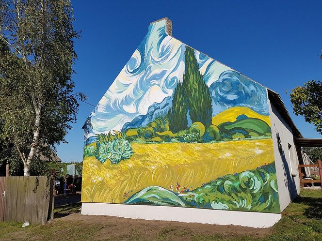 Murale inspirowane twórczością Vincenta van Gogha