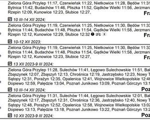 Nowy rozkład jazdy 2023/2024 PKP Intercity. Do tych miast dojedziesz szybciej z Zielonej Góry