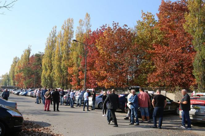 Protest taksowkarzy w Warszawie