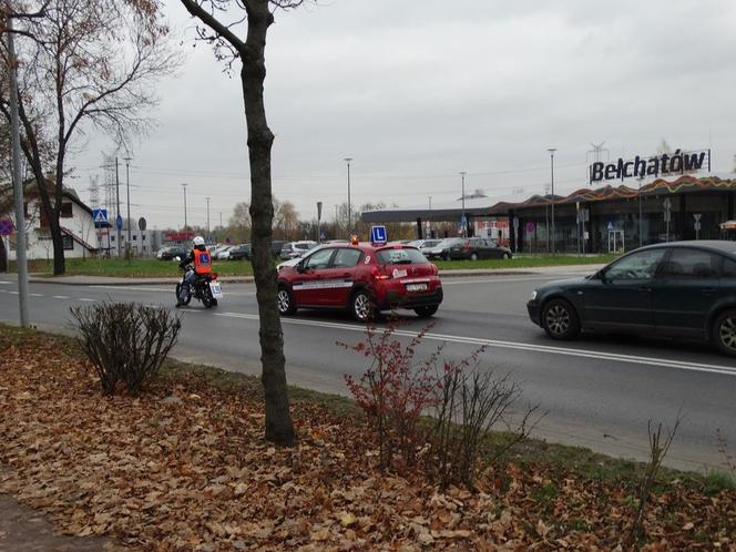 Egzamin na „prawko” w Bełchatowie. WORD wyjechał na ulice miasta