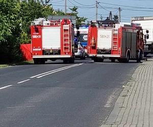 Zderzenie ciężarówki z osobówką w Świerklanach. Lądował śmigłowiec LPR