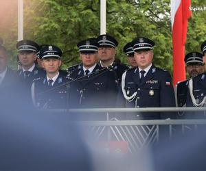 Uroczyste ślubowanie 69 nowych policjantów  w Oddziale Prewencji Policji w Katowicach