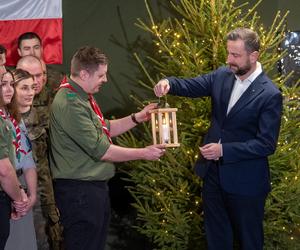 Minister obrony narodowej spotkał się z żołnierzami strzegącymi granicy z Białorusią