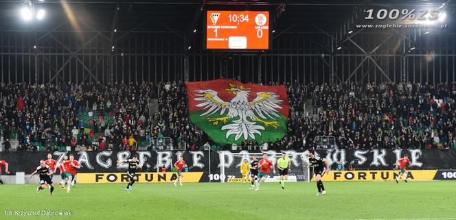 Mecz Zagłębie Sosnowiec - ŁKS Łódź na stadionie ArcelorMittal Park