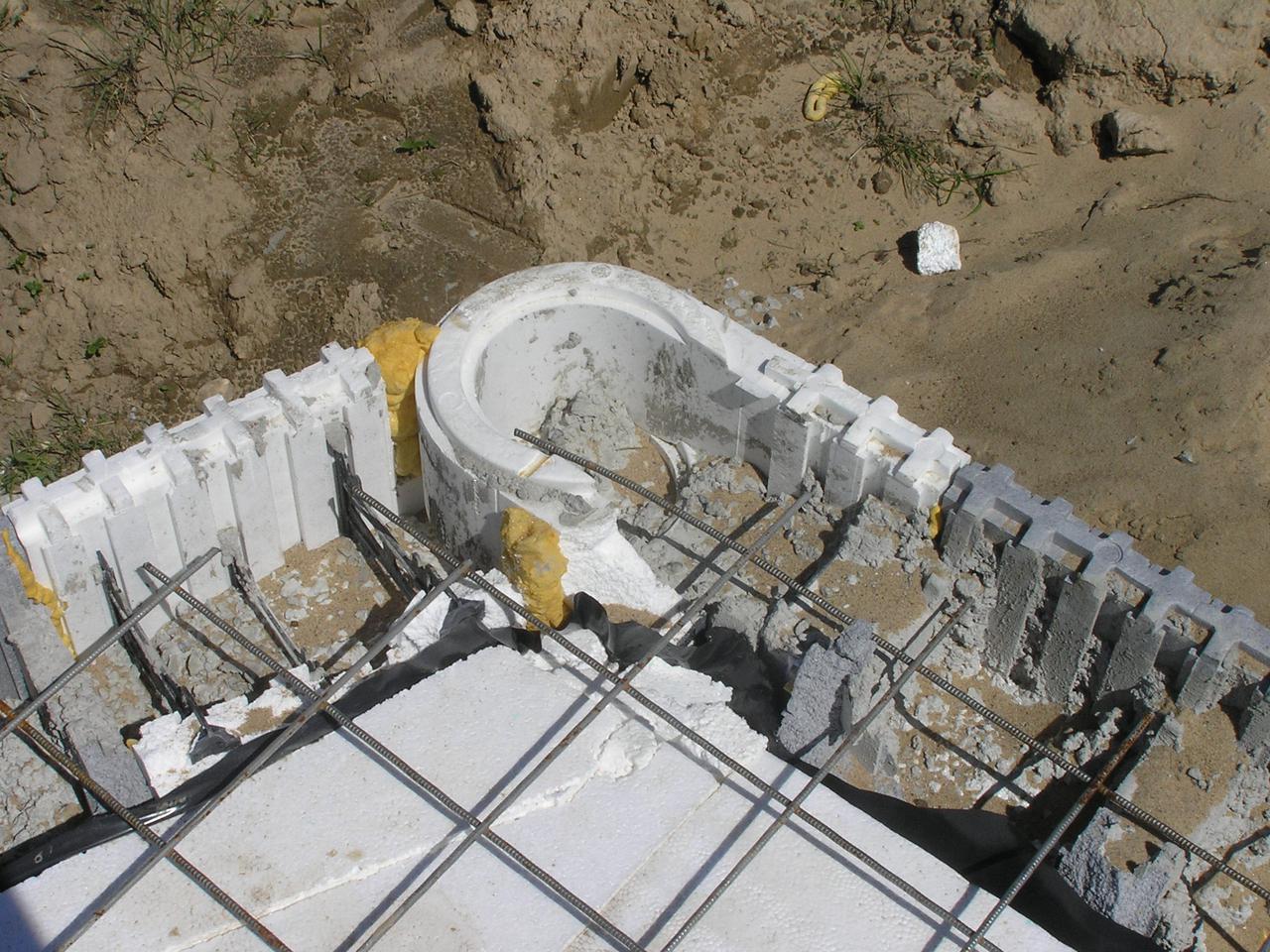 System budowy domów ze stryropianowych pustaków