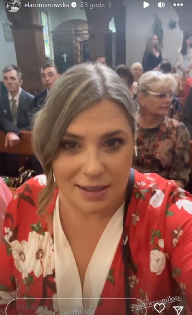 Pierwsza miłość po wakacjach 2023. Karolina Kazanowa (Elżbieta Romanowska) na planie