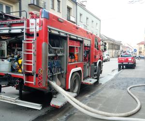 Pożar domu przy ulicy Św. Leonarda w Kielcach