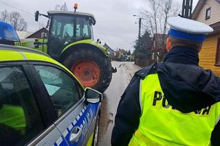 Protest rolników w woj. podlaskim (20.02.2024)
