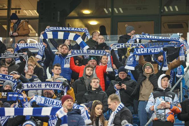 Lech Poznań - Zagłębie Lubin. Tak bawili się kibice na meczu PKO BP Ekstraklasy (10.02.2024)