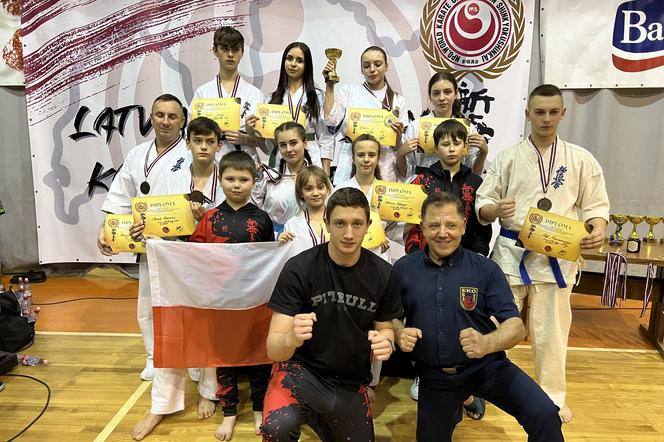 Karatecy ze Skarżyska na podium Mistrzostw Łotwy