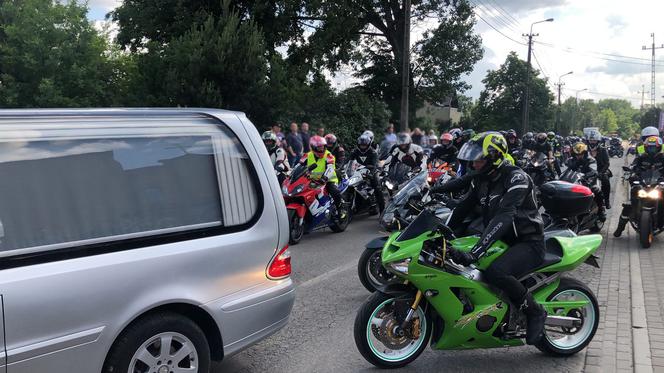 Pogrzeb motocyklistki Karoliny z Zielonki